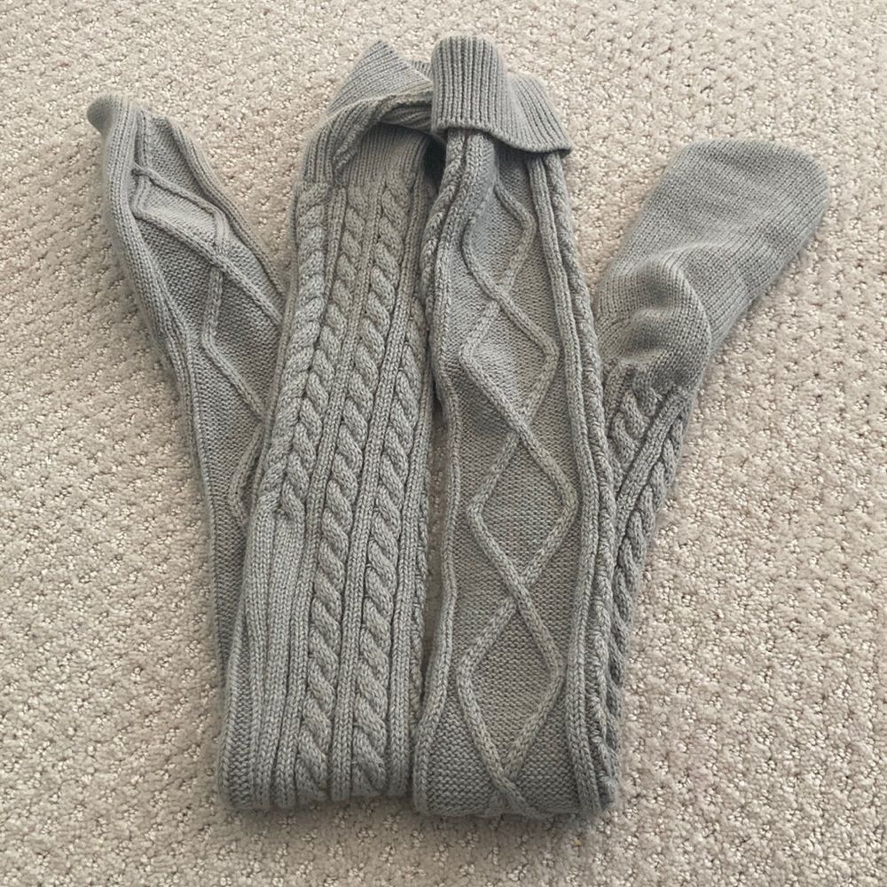 Boot socks - cable knit